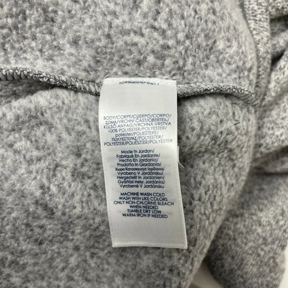 Chaps Men's Gray Heather 1/4 Zip Fleece Pullover NWT Size XXL - Picture 6 of 7